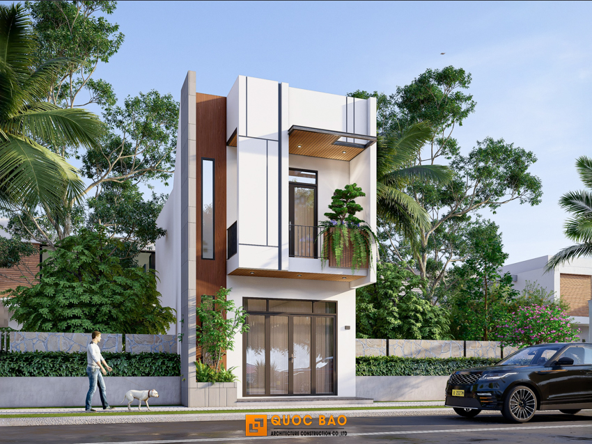 Thiết Kế Nhà Phố 2 Tầng Đẹp, Thẩm Mỹ và Đầy Đủ Tiện Nghi- NP25106 3 Nhà phố 2 tầng hiện đại