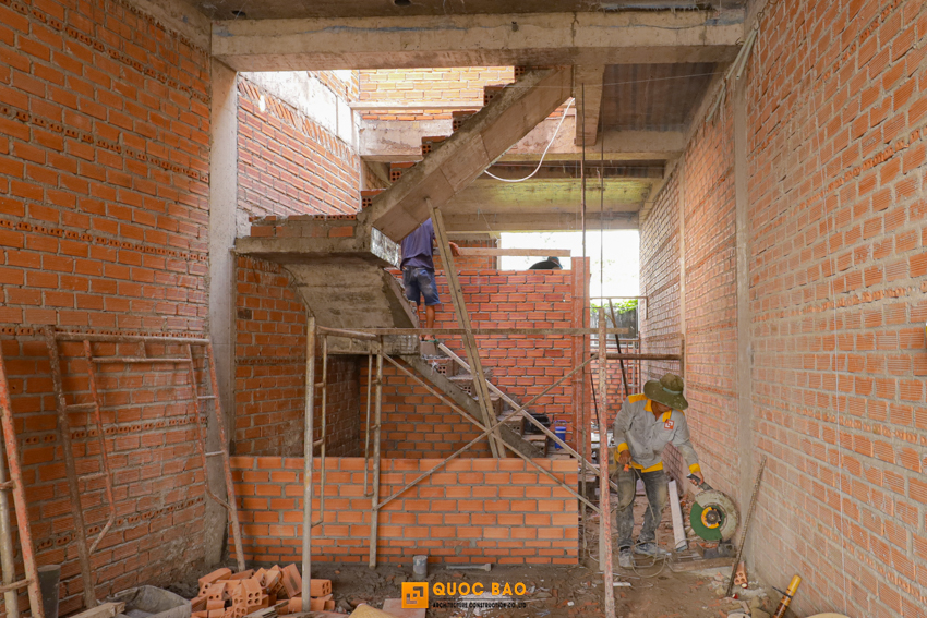 Dự án nhà phố 2 tầng GĐ anh Huỳnh Anh tại Long Thành - NP25006 51 phần thô của nhà phố hiện đại