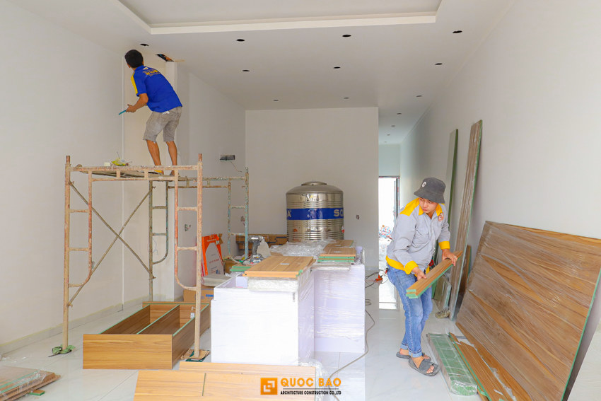 Dự án nhà phố 2 tầng GĐ anh Huỳnh Anh tại Long Thành - NP25006 57 thi công nhà phố hiện đại