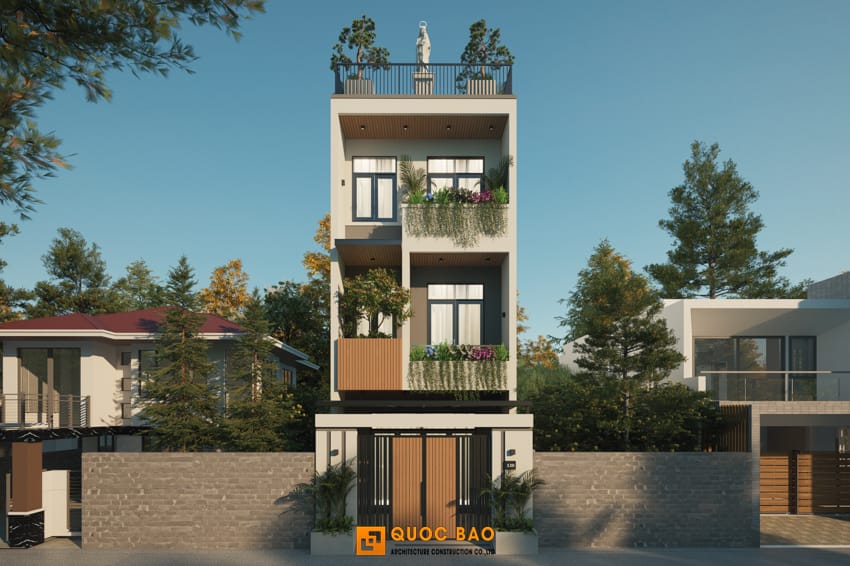 Thiết Kế Nhà Phố 2026– Mẫu Nhà Đẹp, Báo Giá & Quy Trình 5 Dự án nhà phố hiện đại 3 tầng biên hòa đồng nai
