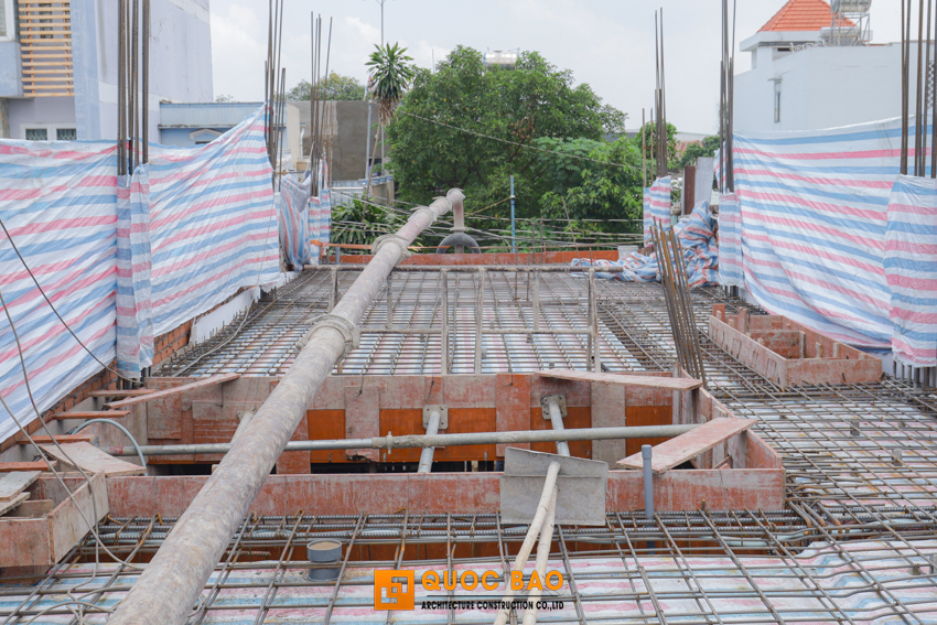Dự án nhà phố 3 tầng GĐ anh Dũng tại Tân Hiệp, Biên Hòa - NP25007 30 công tác đổ sàn nhà phố 3 tầng