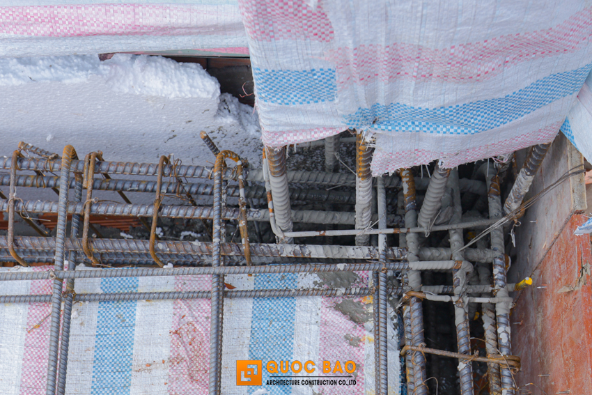 Dự án nhà phố 3 tầng GĐ anh Dũng tại Tân Hiệp, Biên Hòa - NP25007 31 công tác đổ sàn nhà phố 3 tầng