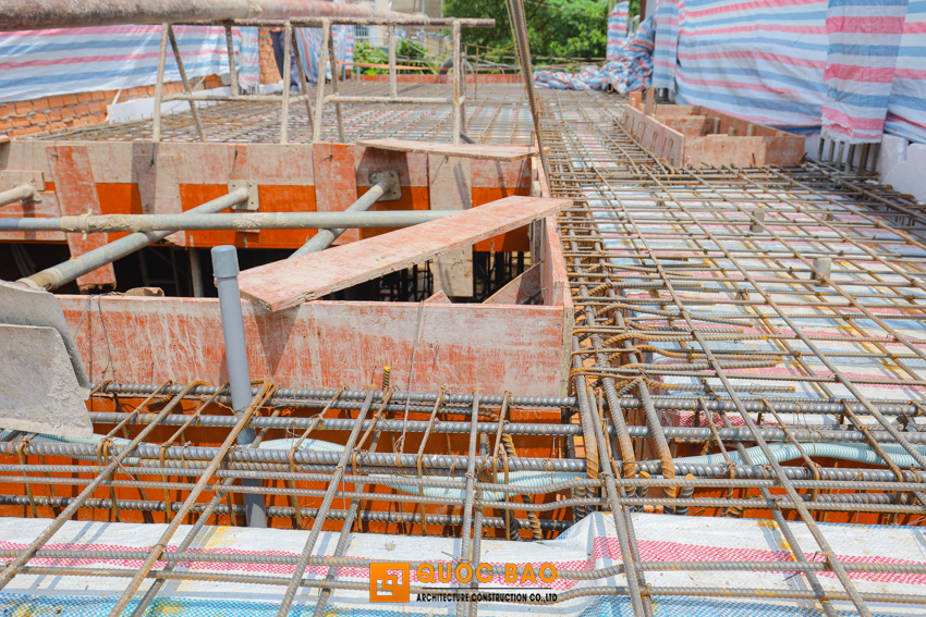 Dự án nhà phố 3 tầng GĐ anh Dũng tại Tân Hiệp, Biên Hòa - NP25007 33 công tác đổ sàn nhà phố 3 tầng