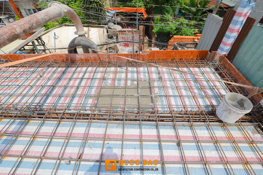 Dự án nhà phố 3 tầng GĐ anh Dũng tại Tân Hiệp, Biên Hòa - NP25007 34 công tác đổ sàn nhà phố 3 tầng
