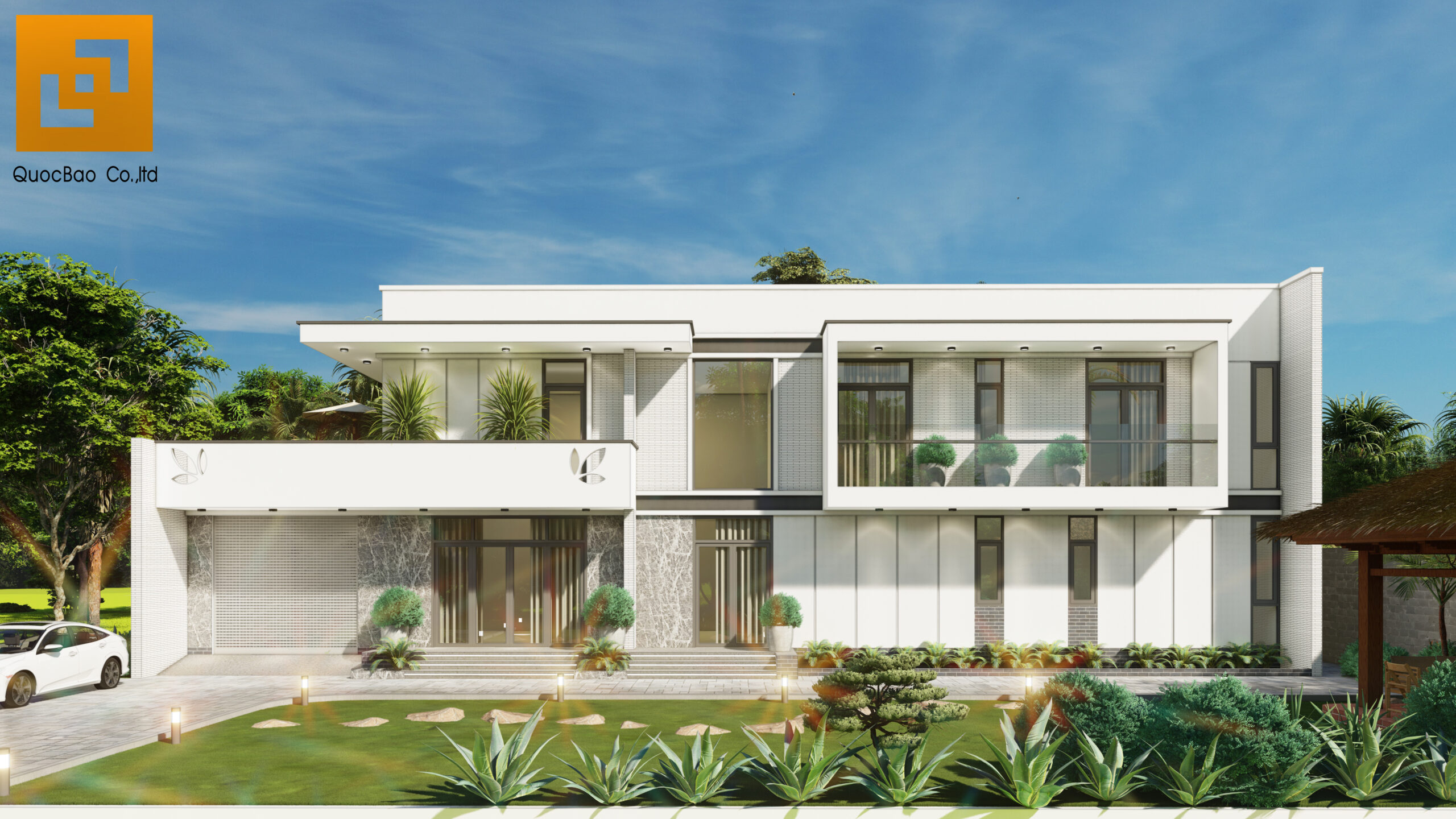 Thiết Kế Biệt Thự 2026 - Báo Giá & Mẫu Nhà Đẹp 3 Mẫu biệt thự hiện đại 2 tầng