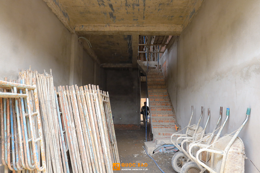Dự án nhà phố hiện đại GĐ anh Cường tại Long Thành - NP25009 31 thi công phần thô nhà phố hiện đại