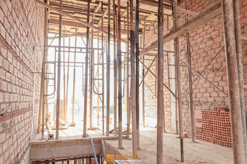 Dự án nhà phố hiện đại GĐ anh Cường tại Long Thành - NP25009 34 thi công phần thô nhà phố hiện đại