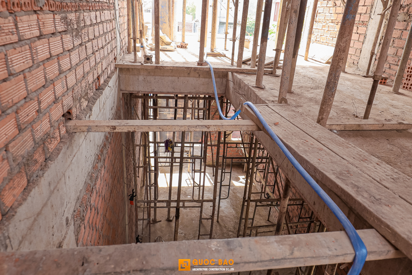 Dự án nhà phố hiện đại GĐ anh Cường tại Long Thành - NP25009 36 thi công phần thô nhà phố hiện đại