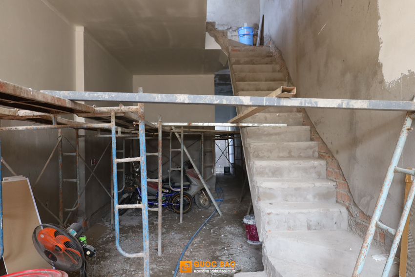 Dự án nhà phố hiện đại GĐ anh Cường tại Long Thành - NP25009 42 thi công phần thô nhà phố hiện đại