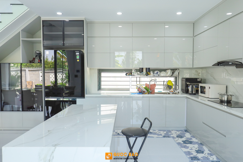 Dự Án Biệt Thự Hiện Đại 2 Tầng GĐ Nhà Chị Tiên tại Vĩnh Cửu, Đồng Nai - BT25009 16 phòng bếp