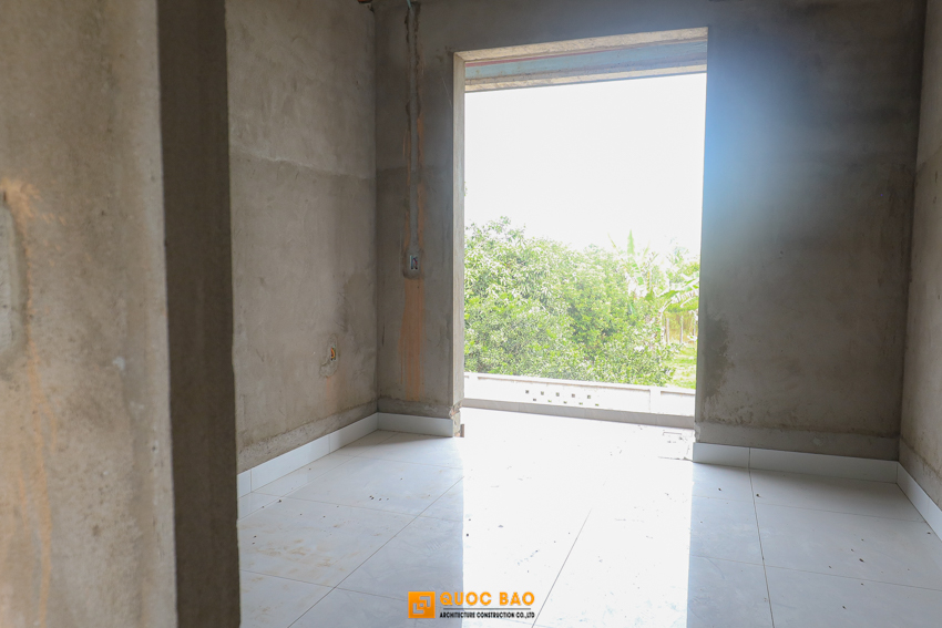 Dự Án Biệt Thự Hiện Đại 2 Tầng GĐ Nhà Chị Tiên tại Vĩnh Cửu, Đồng Nai - BT25009 60 Thi công phần thô của biệt thự hiện đại
