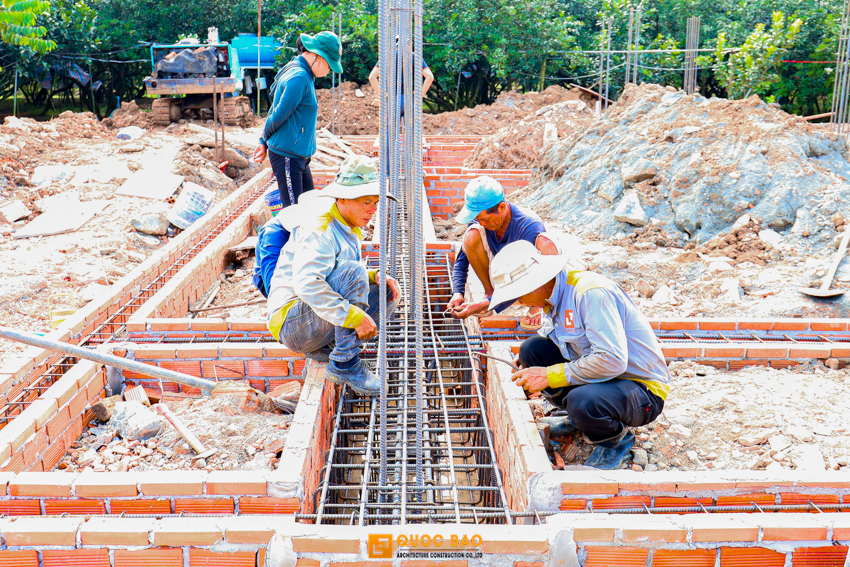 thi công phần thô biệt thự hiện đại