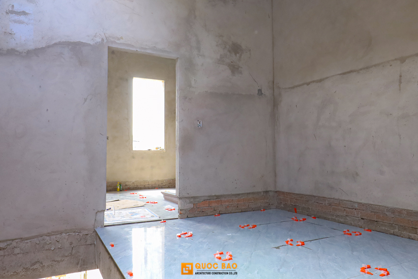 Dự án nhà phố 2 tầng GĐ anh Sơn tại Vĩnh Cửu - NP25008 23 phần thô nhà phố hiện đại 2 tầng