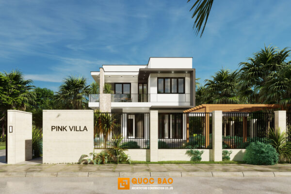 mẫu biệt thự 12x14m hiện đại 2 tầng