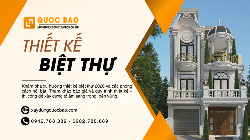 Thiết Kế Biệt Thự 2026 - Báo Giá & Mẫu Nhà Đẹp 1 2 1
