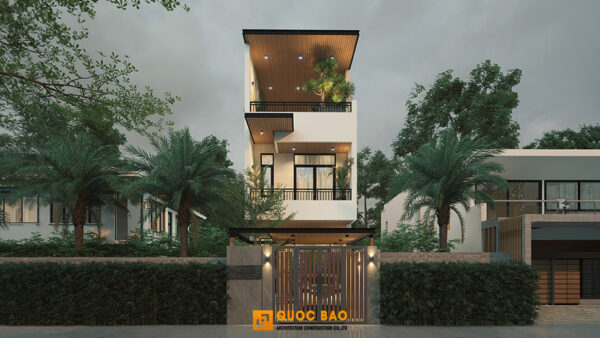 nhà phố 3 tầng hiện đại