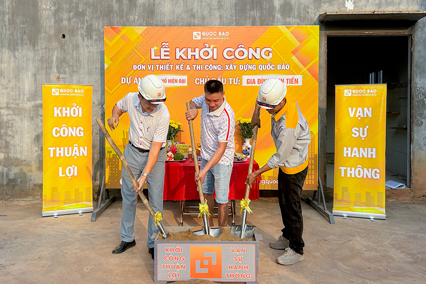 Dự án nhà phố 3 tầng GĐ anh Tiến tại Vĩnh Cửu, Đồng Nai - NP26002 4 Nhà phố 3 tầng hiện đại