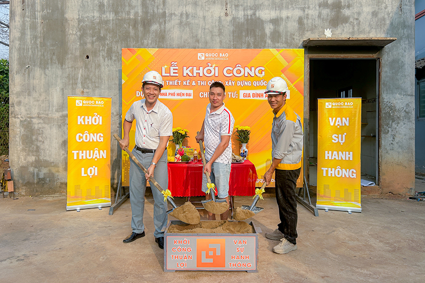 Dự án nhà phố 3 tầng GĐ anh Tiến tại Vĩnh Cửu, Đồng Nai - NP26002 3 Nhà phố 3 tầng hiện đại