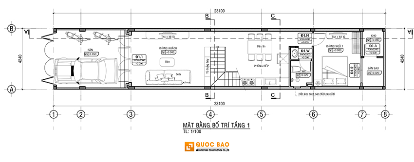 Nhà Phố 3 Tầng – Vẻ Đẹp Hiện Đại Trong Từng Không Gian Sống 4 mặt bằng công năng nhà phố hiện đại 3 tầng