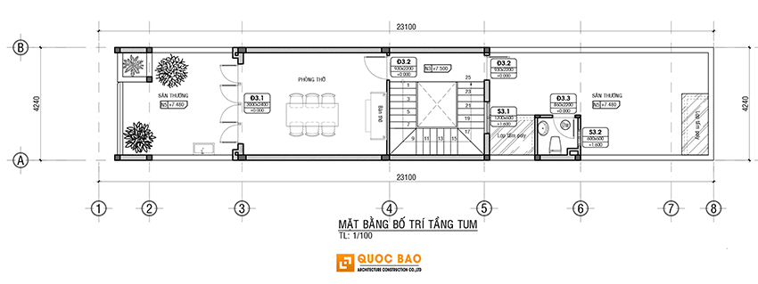 Nhà Phố 3 Tầng – Vẻ Đẹp Hiện Đại Trong Từng Không Gian Sống 6 mặt bằng công năng nhà phố hiện đại 3 tầng