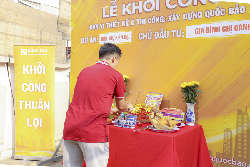 Dự Án Biệt Thự Hiện Đại 2 Tầng GĐ Nhà cô Oanh tại Tam Hiệp, Đồng Nai - BT26001 6 khởi công biệt thự hiện đại