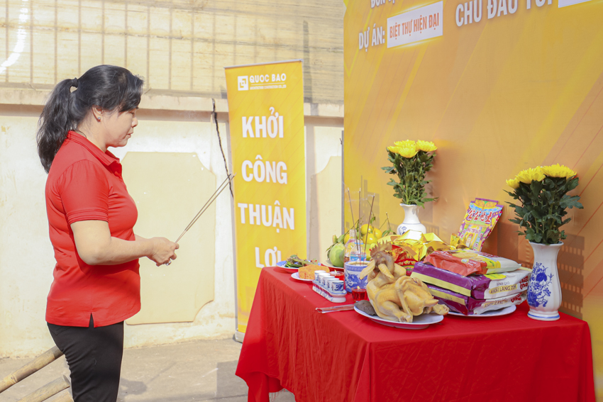 Dự Án Biệt Thự Hiện Đại 2 Tầng GĐ Nhà cô Oanh tại Tam Hiệp, Đồng Nai - BT26001 7 khởi công biệt thự hiện đại