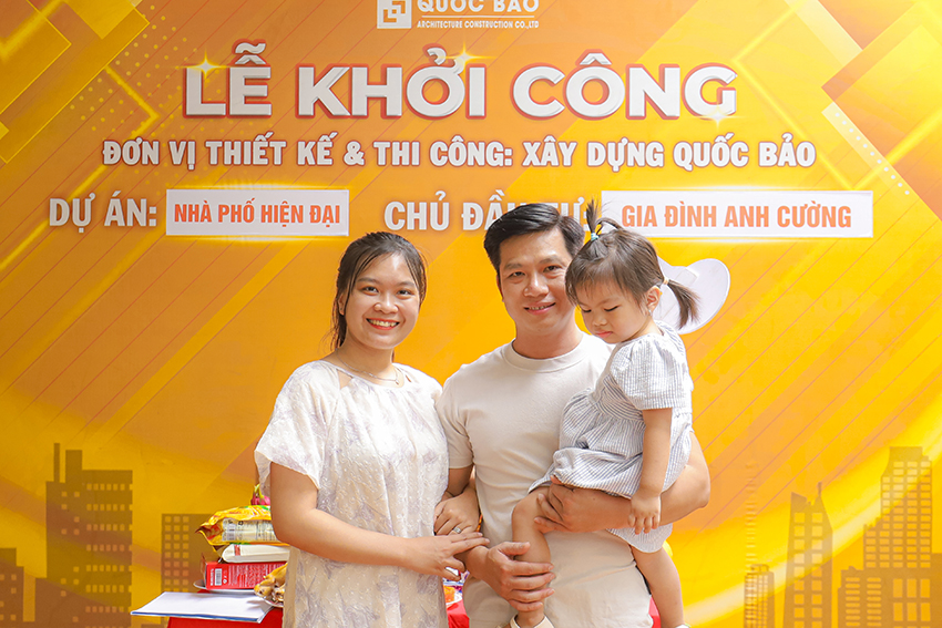 Dự án nhà phố hiện đại của GĐ anh Cường tại Trấn Biên, Đồng Nai - NP26016 5 lễ khởi công nhà phố hiện đại