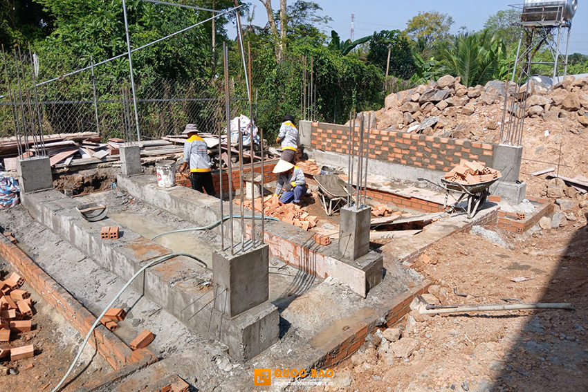 móng nhà phố gác lửng