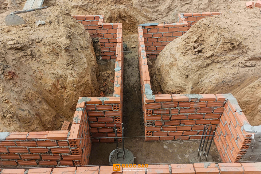 Móng nhà phố hiện đại 3 tầng